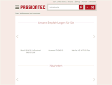 Tablet Screenshot of passiontec.at