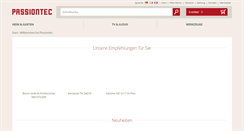 Desktop Screenshot of passiontec.ch