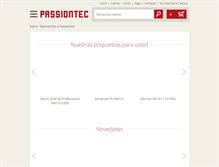 Tablet Screenshot of passiontec.es